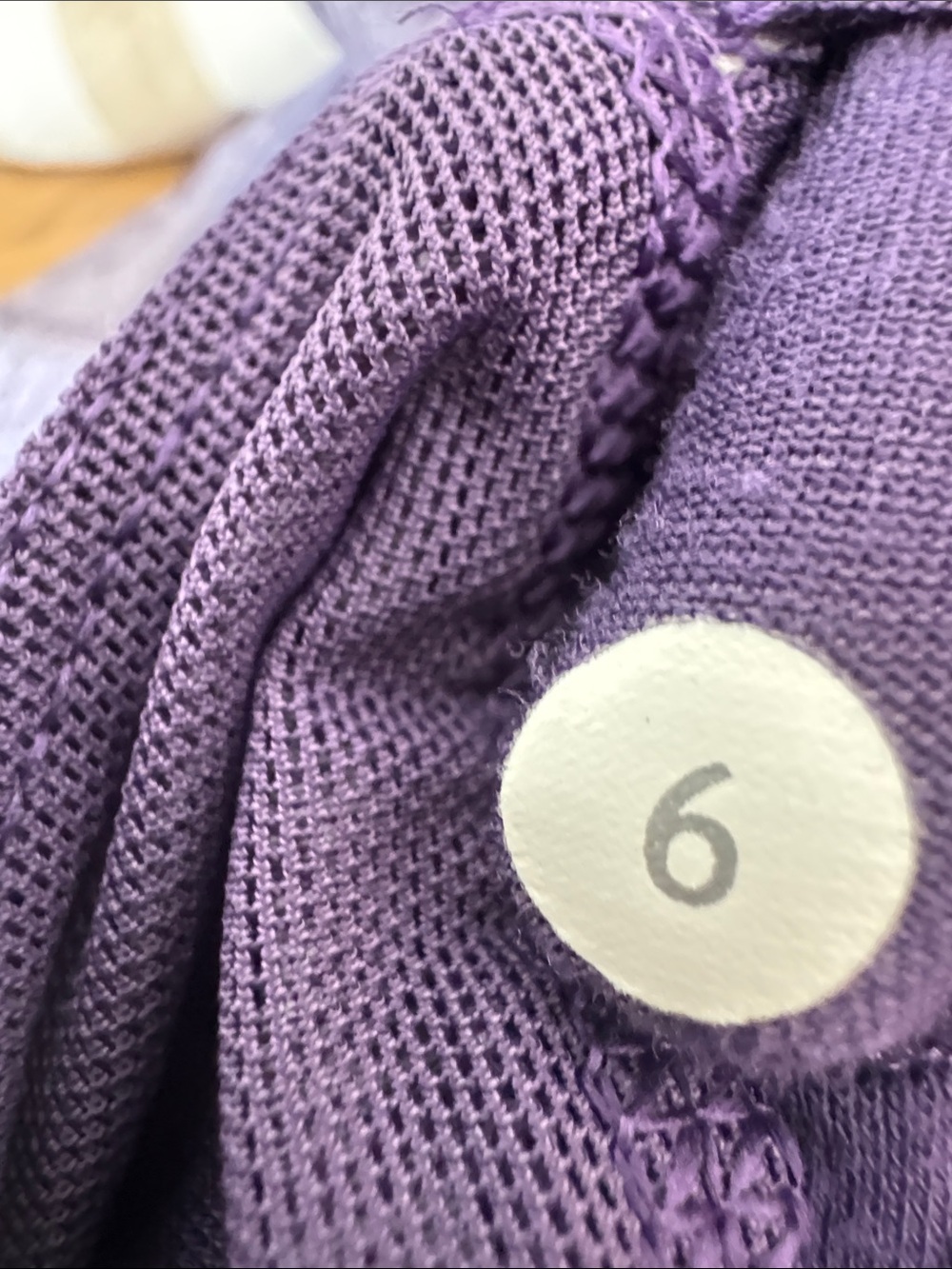Lululemon Size 6 Purple Cross Back Built In Bra Yoga Tank Top Workout Athletic‎ - Picture 6 of 8